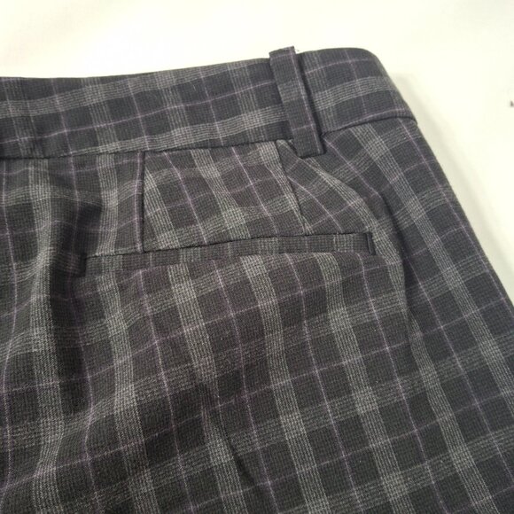 Vintage Joe Fresh New Checker Print Wide Leg Womens Pant Size 10 Mid Rise - Picture 11 of 14